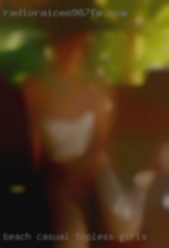 Beach casual topless girls.