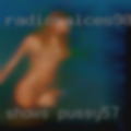Shows pussy